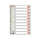 Esselte Pregrada kartonska 1-10 A4 PP siva | shoptok.hr