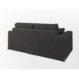 Ropez Črna sedežna garnitura 196 cm Nora – | Shoptok.si