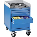eurokraft pro pomožni montažni voziček, praškasto lakiran, s predalnikom, dxšxv 765 x 570 x 830 mm | Shoptok.si