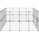  Kavez za ljubimce s 36 panela i vratima crni 35 x 35 cm čelični | Eponuda.ba