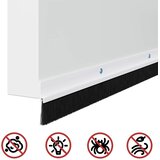  Držač četke za vrata 6 pcs Bijelo 100 cm Aluminijski legura | shoptok.hr