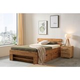 Livetastic postelja s predalom 140 cm x 200 cm , barve hrasta | Shoptok.si