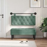  Držeće uzglavlje Zidne Morska zelena 110 x 55 x 7 cm Baršun - zelena boja mora 100 cm bez LED | shoptok.hr