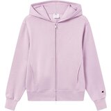 Champion Puloverji Full Zip Hoodie Sweatshirt Rožnata Cene