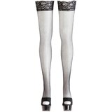 Cottelli - Čipka in pletenina za stegna (črna) - L | Shoptok.si