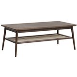 Unique Furniture Smeđi stolić za kavu s pločom stola u dekoru hrasta 60x120 cm Barrali – | shoptok.hr