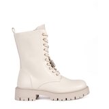 SEASTAR Light beige women's worker boots with pins | shoptok.hr
