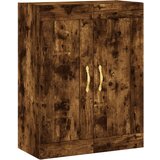 Maison Chic stenska omarica - zidna omarica dimljen hrast 69,5x34x90 cm inženirski les iu198, (22062821) | Shoptok.si