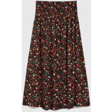 Marisse Black Floral Midi Skirt | ePonuda.com