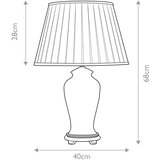 Elstead DL-SASHI-TL - Stona lampa SASHI 1xE27/60W/230V | Eponuda.com