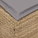 Vrtni otoman 2 Komad Bež i svijetlo siva 38 x 38 x 45 cm | Eponuda.com