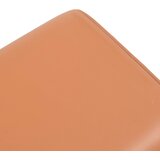 Klupa 60 x 30 x 45 cm Prava koža Smeđa | shoptok.hr