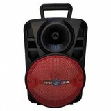 Bluetooth karaoke zvučnik CH-812 sa mikrofonom crveni Cene