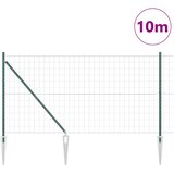 Euro ograda s špicama 10 x 1,2 m Čelik premazan PVC-om Zelena | shoptok.hr