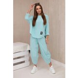 Kesi Set of new punto mint sweatshirt pants Cene
