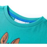  Dječja majica kratkih rukava tamna boja mente 128 | shoptok.hr