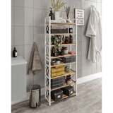 Hanah home višenamenska polica Plastic Bathroom 8, 46 cm, bela Cene