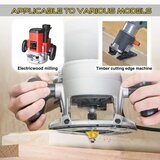 GUEENKY komplet 15 rezkarjev za les 6,35 mm v leseni škatli | Shoptok.si