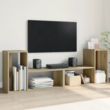  The Living Store TV omarica 2 kosa sonoma hrast 75x30x50 cm inženirski les - TV Omarica, (21555347) Cene
