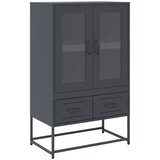  Visoka komoda antracit 68x39x111,5 cm od čelika | shoptok.hr