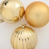  Set Božićnih Okrasa XL 9 pcs Zlatno Plastika | shoptok.hr