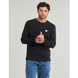 Calvin Klein Jeans Majice z dolgimi rokavi LS WAFFLE BADGE CREWNK TEE Črna | Shoptok.si