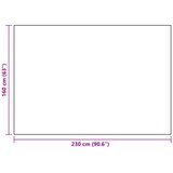 Vanjski tepih ARAKIL bijelo-crni 160 x 230 cm PP | shoptok.hr