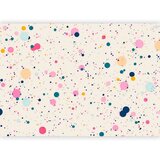  Foto tapeta - Dots Speckles and Splatters Multicolored Cheerful Pattern on a Light Pink Background 150x105 Standard | shoptok.hr