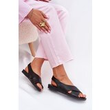 Zazoo Ladies leather sandals black 40407 | ePonuda.com