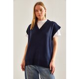 Bianco Lucci Women's V-Neck Knitwear Sweater | Shoptok.si