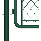  Vrtna vrata Čelik 400x100 cm Zelena | shoptok.hr