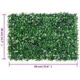  Ograda od umjetnog lišća 6 kom zelena 40 x 60 cm | shoptok.hr