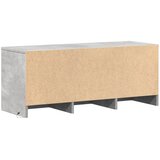 TV ormarić s LED svjetlima boja betona 97x34x40 cm drveni | shoptok.hr