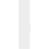  Visoka komoda bijela 40 x 42,5 x 185 cm od konstruiranog drva | Eponuda.com