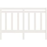  Posteljno vzglavje belo 141x4x100 cm trdna borovina, (20952941) | Shoptok.si