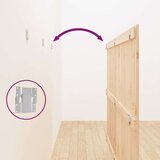vidaXL Zidno uzglavlje 204x3x110 cm od masivne borovine | shoptok.hr