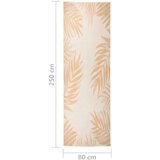 Vanjski tepih ravnog tkanja 80 x 250 cm s uzorkom lišća | shoptok.hr