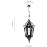 Opviq Vanjska lampa BFE-68188-BKR, 60 cm, Viseća, IP65, E27, 60W, Smeđa | Eponuda.ba