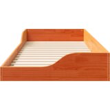  Krevet s daskama Voštano smeđa 80 x 210 cm Masivno drvo | shoptok.hr