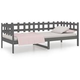  Dnevni ležaj sivi 80 x 200 cm od masivne borovine | shoptok.hr
