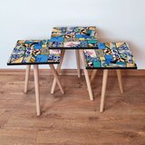 Hanah home set klub stočića 3Shp289, 3 komada, Plava | ePonuda.com