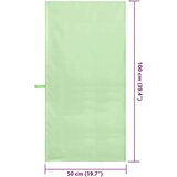 vidaXL Sportski Ručnici 2 pcs Zelena 100 x 50 cm Poliester i poliamid | shoptok.hr