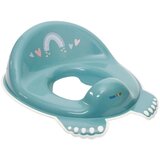 Tega neklizajući adapter za WC šolju Meteo, Turquoise Cene