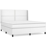  The Living Store Box spring postelja z vzmetnico bela 180x200 cm umetno usnje - Box Spring Postelja, (21455737) | Shoptok.si