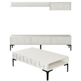 Hanah home set za dnevnu sobu lyon 3 cream black | ePonuda.com