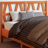 vidaXL Uzglavlje voštano smeđe 135 cm od masivne borovine | shoptok.hr