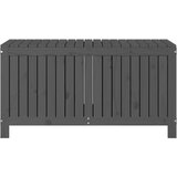  Vrtna kutija za pohranu siva 121x55x64 cm od masivne borovine | shoptok.hr