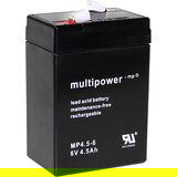 Multipower Olovni akumulator 6 V 4.5 Ah PB-6-4,5-4,8 MP4,5-6 Olovno-koprenasti (Š x V x d) 70 x 105 x 47 mm Plosnati priključak | Eponuda.ba
