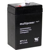 Multipower PB-6-4\,5-4\,8 MP4\,5-6 svinčeni akumulator 6 v 4.5 ah svinčevo-koprenast (š x v x g) 70 x 105 x 47 mm ploščati vtič 4\,8 mm brez vzdrževanja\, nizko samopraznjenje, (20439212) Cene