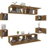  8-dijelni set TV ormarića boja dimljenog hrasta drveni | shoptok.hr